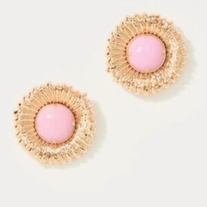 $43 Lilly Pulitzer Sunburst Stud Earrings in Pink Bliss - New